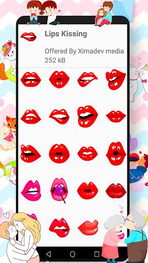 WAStickerApps Kiss screenshot 1