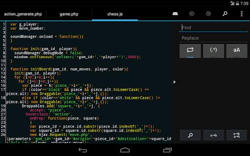 DroidEdit (free code editor) screenshot 15