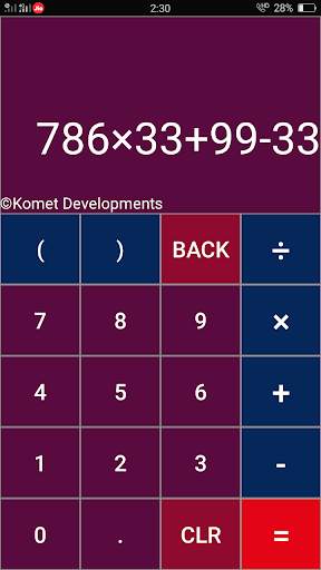 My Calculator screenshot 1