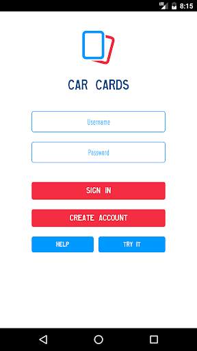 Car Cards screenshot 1