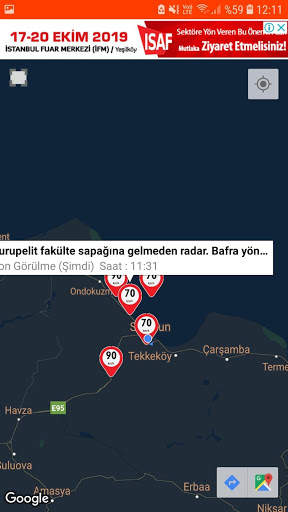 Samsun Radar screenshot 1