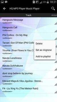 HQ MP3 Player Music Player screenshot 2