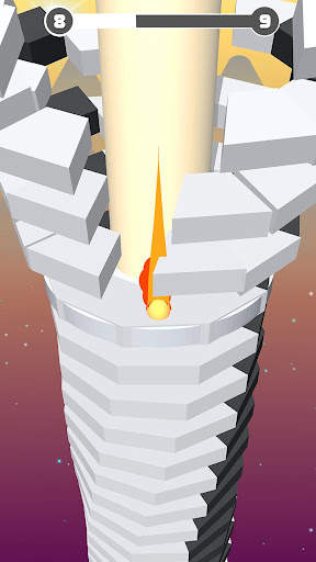 Helix Stack เกมบอล: กระโดดลูกใหญ่ 3D screenshot 14