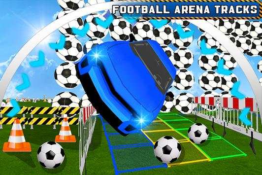 Racing Sports Cars Soccer City Stunts screenshot 2