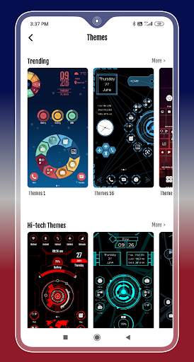 Compact Hitech launcher Pro - Themes, Wallpaper screenshot 6