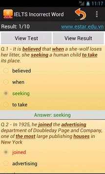 IELTS Incorrect Word screenshot 4