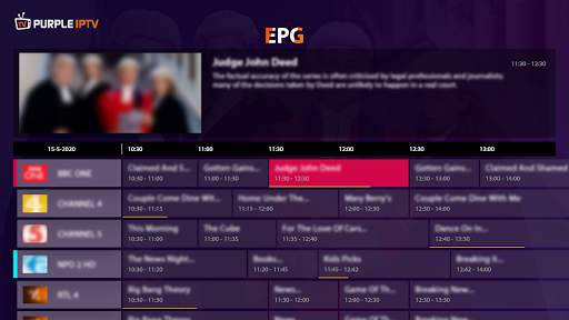 IPTV Smart Purple Player - No Ads screenshot 10