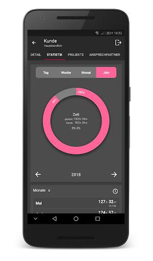 Timoney - Zeiterfassung - Projekt Management screenshot 4