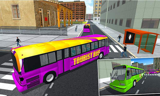 Tourist Bus NYC Offroad Driving Mountain Challenge screenshot 1