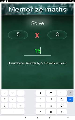 Memoriza matemáticas - Módulo de multiplicación screenshot 12