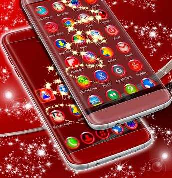 Launcher Theme Red Hd screenshot 2