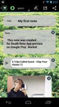 Death Note Pad screenshot 5