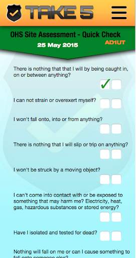 Take 5 App скриншот 2