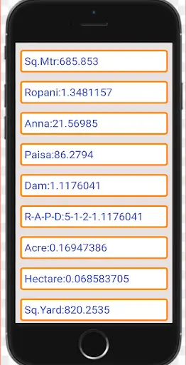 Land CalC App screenshot 3