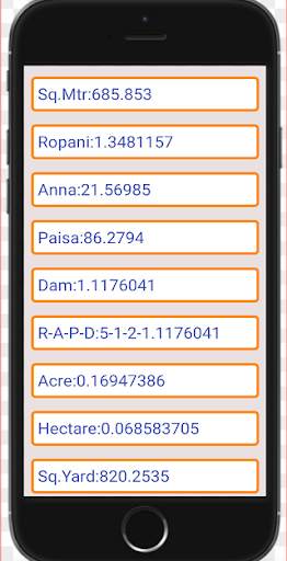 Land CalC App screenshot 3