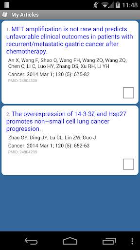 PubMed Mobile screenshot 8