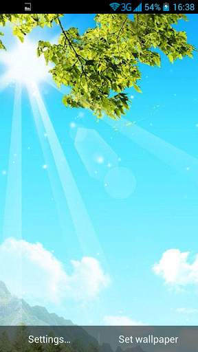Summer Nature Live Wallpaper screenshot 4