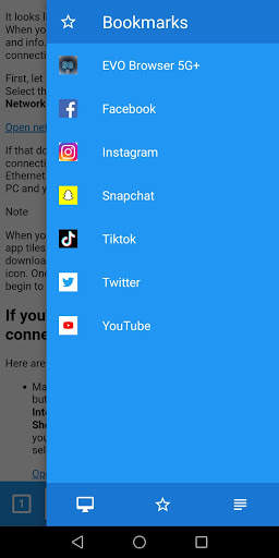 EVO Browser 5G screenshot 1