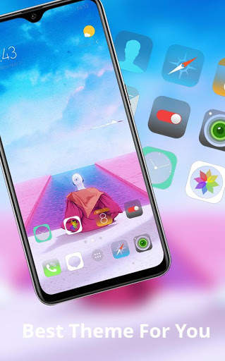 Hand drawn art theme | colorful simple flat screenshot 2