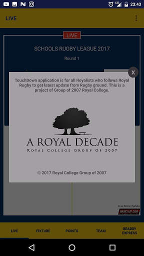 TouchDown - Royal Rugby App screenshot 3