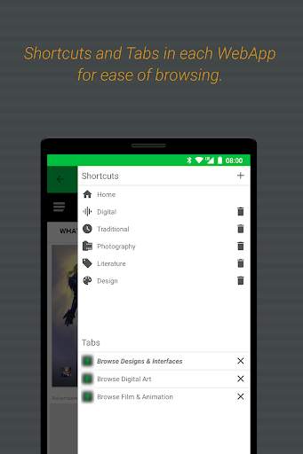 unNative - WebApp Browser screenshot 4