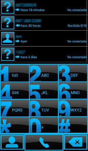 THEME BIG BLUE FOR EXDIALER screenshot 2