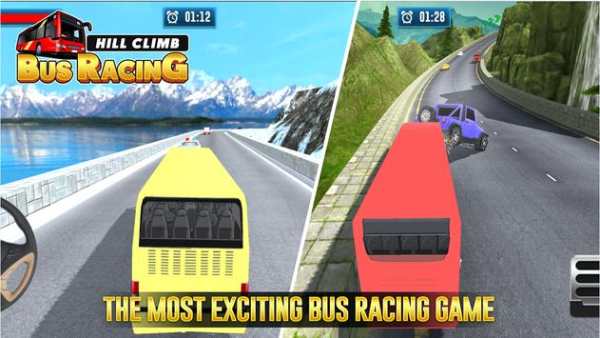 Hill Climb Bus Racing - Bus Driving Simulator 3D screenshot 1