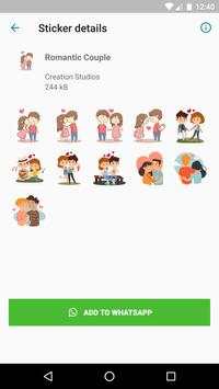Love Romance Stickers For WhatsApp - WAStickersApp screenshot 7