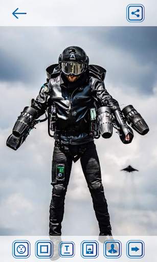 Jet Suit Photo Editor 4 تصوير الشاشة