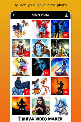 Shiva Video Maker - Mahakal Video screenshot 1