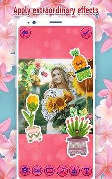 Cute Flower Frames & Flower Stickers For Photos screenshot 3