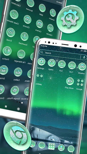 Aurora Sky Launcher Theme screenshot 4