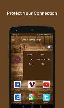 Ultra VPN Unblocker screenshot 1