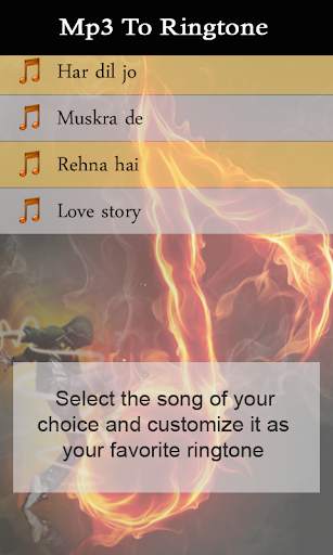 Mp3 to Ringtone screenshot 1