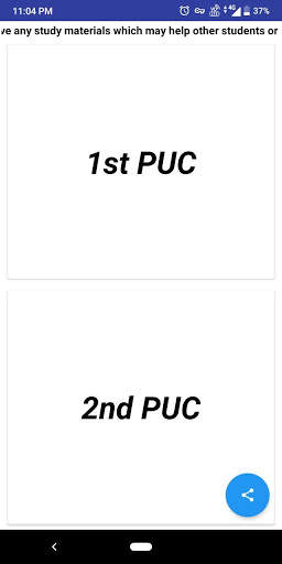PUC NOTES  Question Papers Textbooks Results screenshot 2