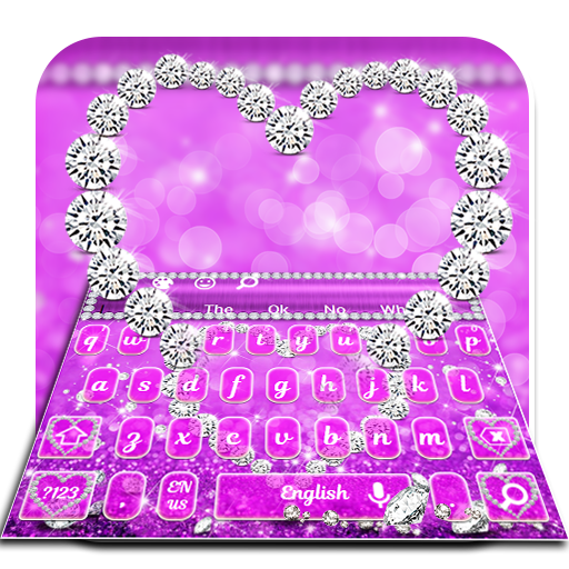 Diamond Shiny Heart Keyboard icon