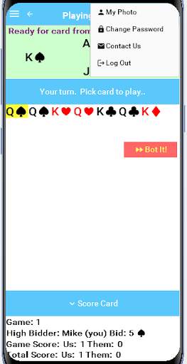 Play Bid Euchre screenshot 5