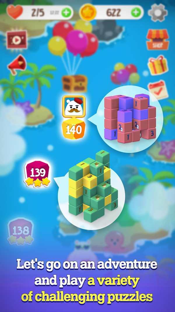 SnowCube : 3D Nonogram screenshot 2
