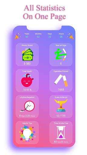 Stop Smoking - EasyQuit screenshot 1