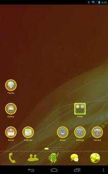 Yellow Light GO Launcher Theme screenshot 1