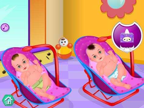 Twins Caring - Baby Games screenshot 12