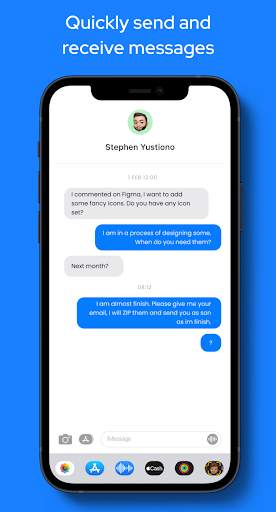 Messages iOS screenshot 2