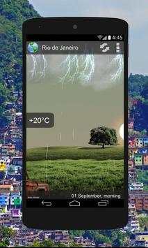 Animated Weather Widget, Clock screenshot 5
