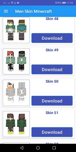 Skin for minecraft pe men screenshot 4