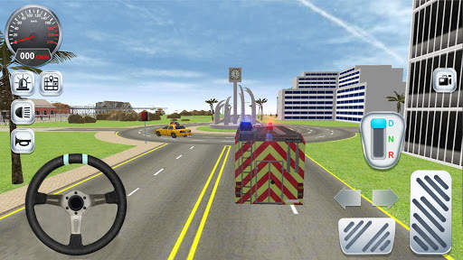 Modern Fire Truck Simulator 3D screenshot 4