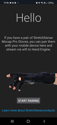 StretchSense WiFi Bridge screenshot 1