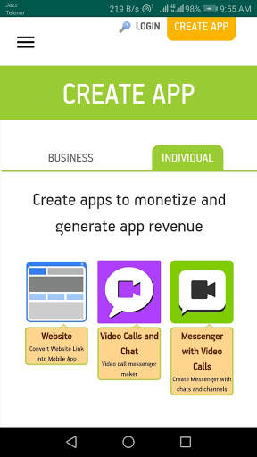 Free App Maker - App Without Coding And Earn Money स्क्रीनशॉट 2