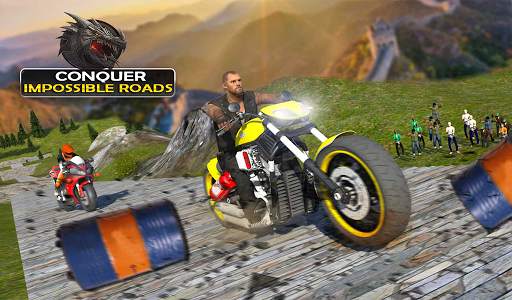 Extreme Offroad Stunt Bike Driving Simulator Games screenshot 8