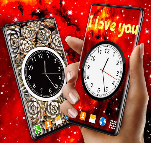 Classic Clock Wallpaper 🕚 Abstract Live Wallpaper screenshot 2