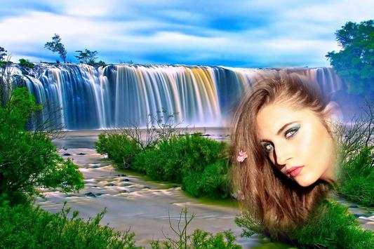 Waterfall photo frame screenshot 1